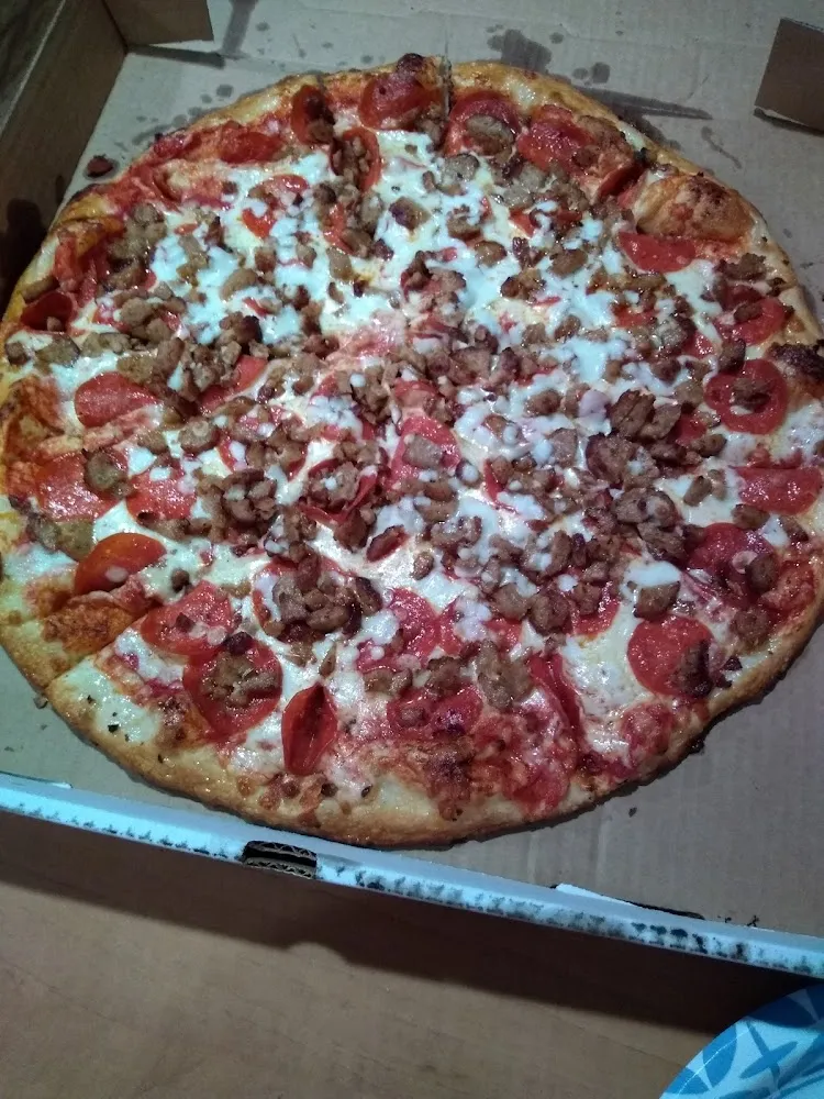 16 Inch Sausage and Pepperoni Pizza